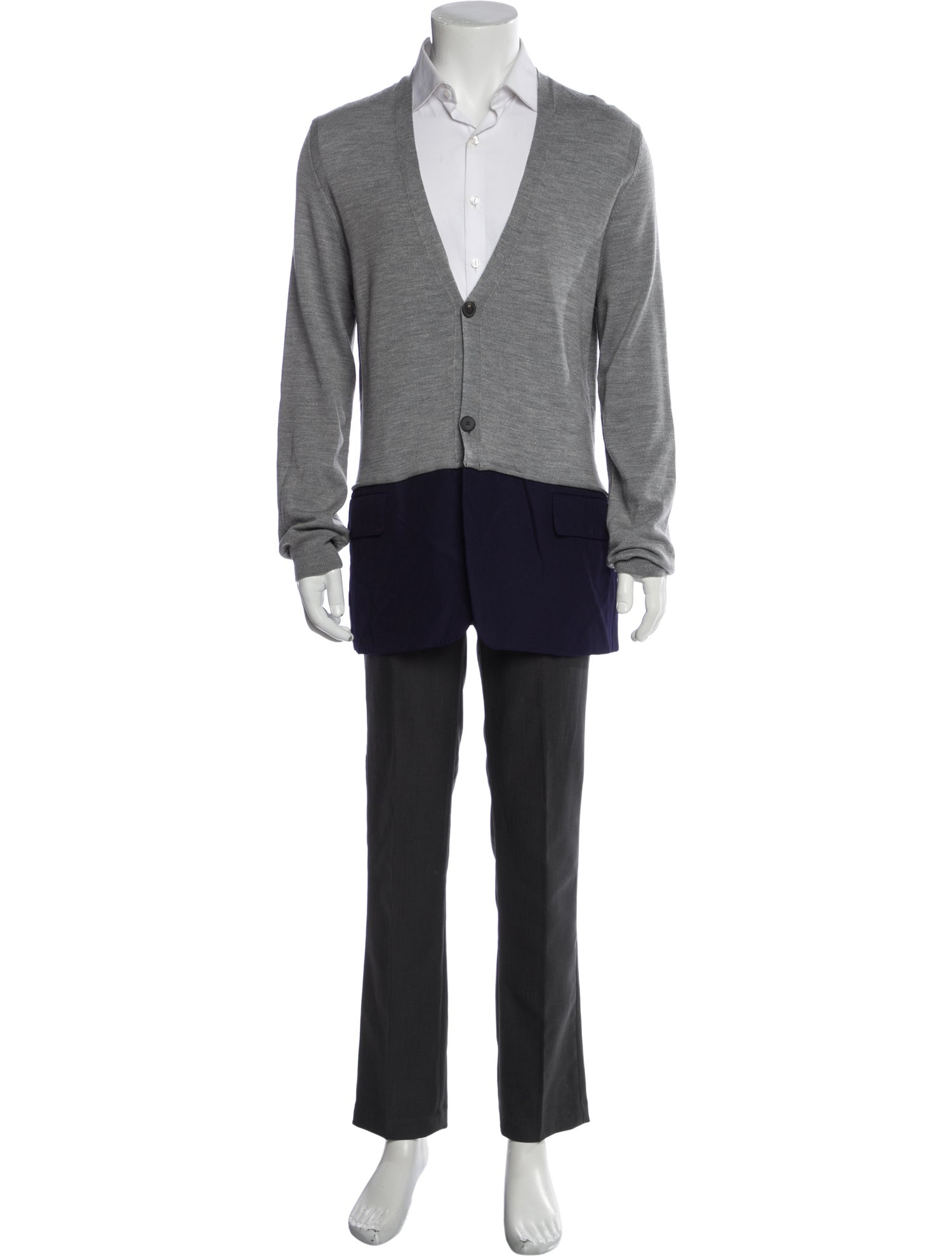 Haider Ackermann V-Neck Long Sleeve Cardigan